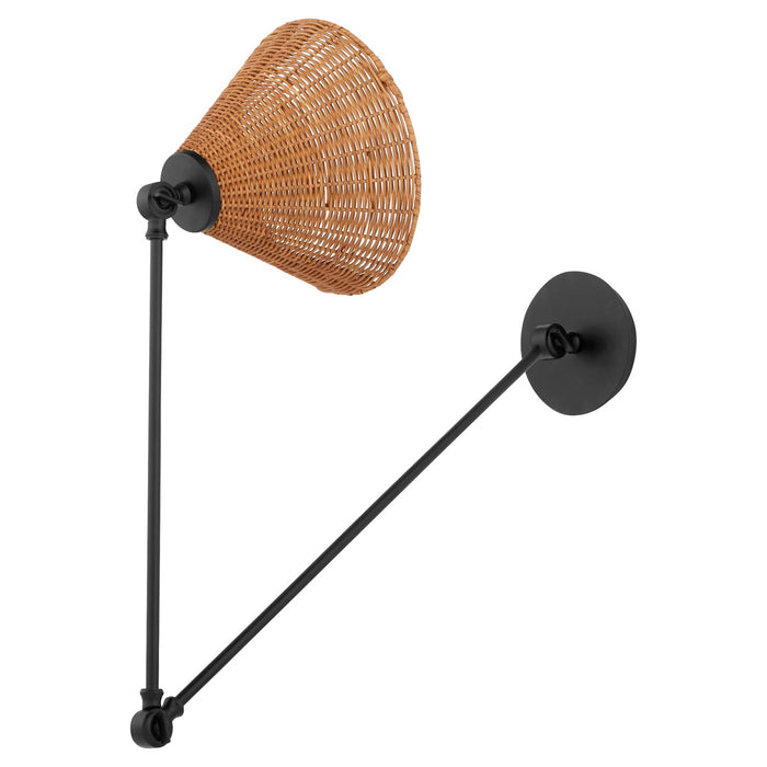 Quorum 5394-59 One Light Wall Mount, Matte Black