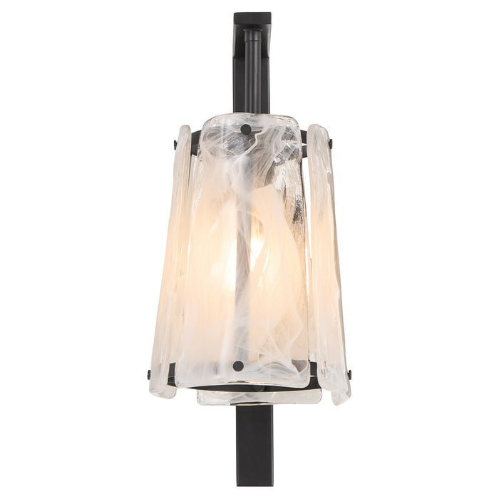 Quorum 5575-1-59 One Light Wall Mount, Matte Black
