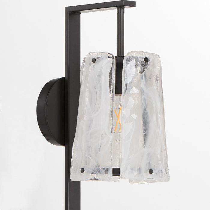 Quorum 5575-1-59 One Light Wall Mount, Matte Black