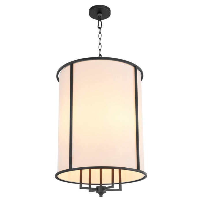 Quorum 6705-4-59 Four Light Entry, Matte Black