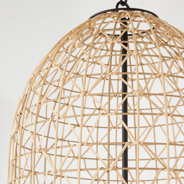 Quorum 6902-3-59 Three Light Pendant, Matte Black