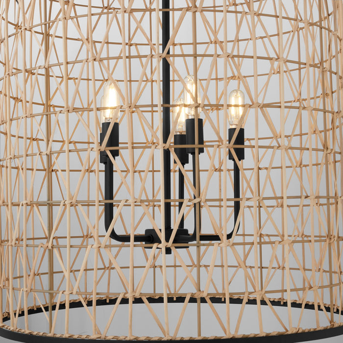 Quorum 6902-5-59 Five Light Pendant, Matte Black