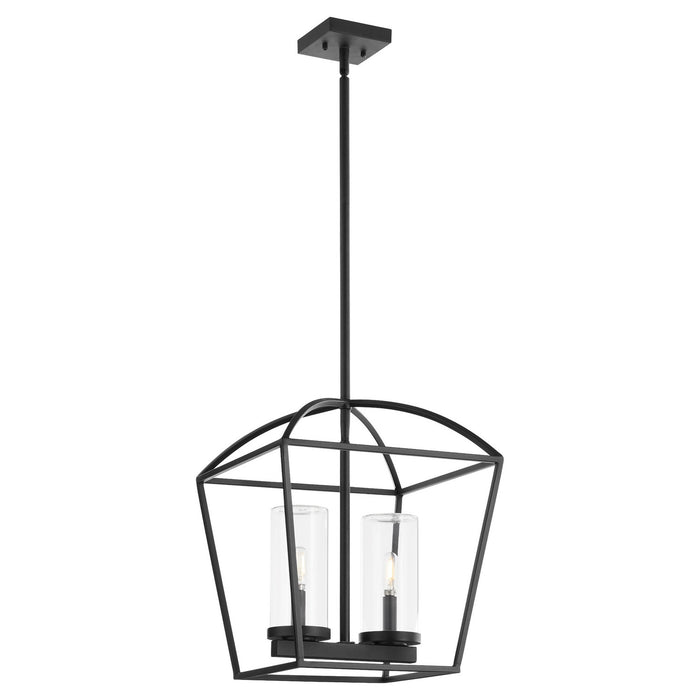 Quorum 71-2-59 Two Light Pendant, Matte Black