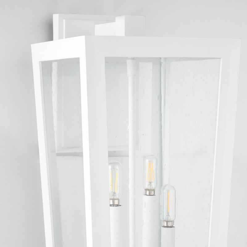 Quorum 715-10-6 Four Light Wall Lantern, White