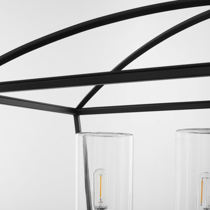 Quorum 71-5-59 Five Light Linear Chandelier, Matte Black