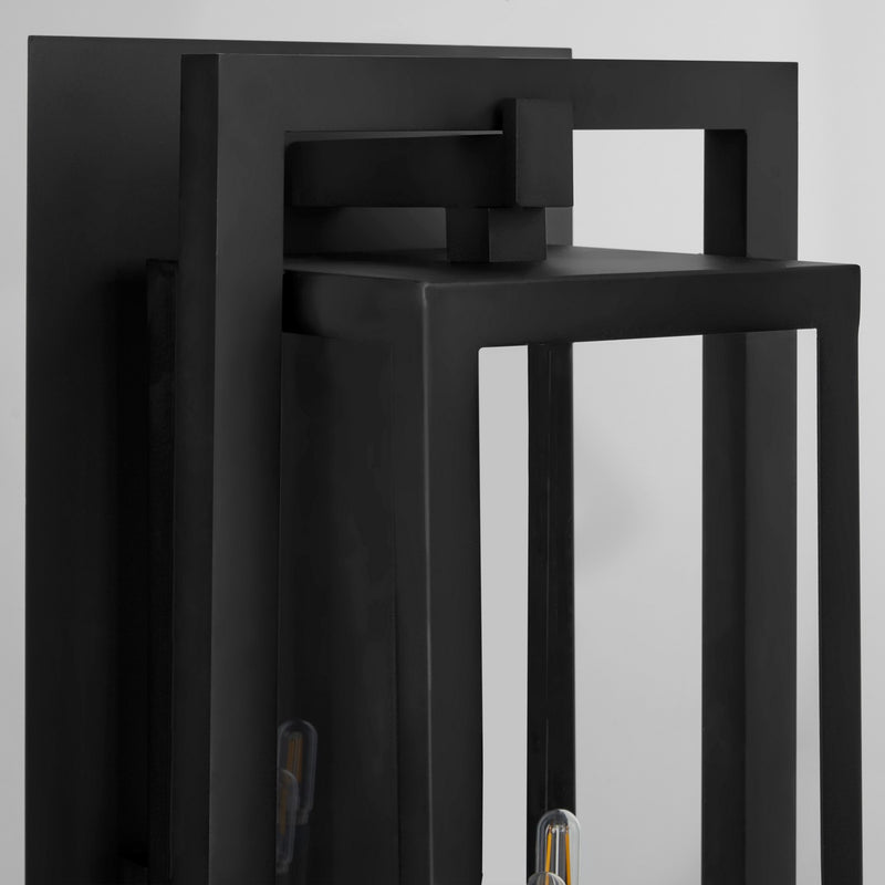 Quorum 736-30-69 Four Light Wall Lantern, Textured Black