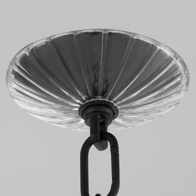 Quorum 863-3-59 Three Light Pendant, Matte Black