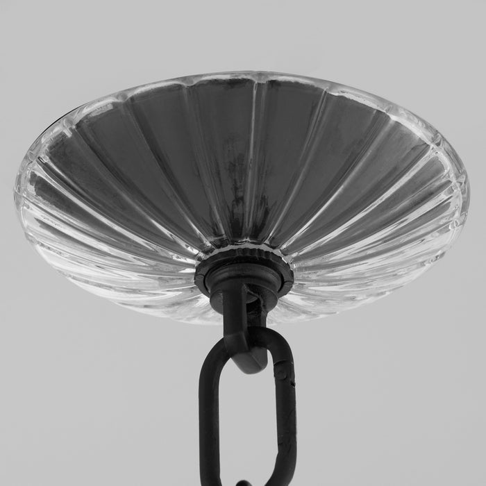 Quorum 863-3-59 Three Light Pendant, Matte Black