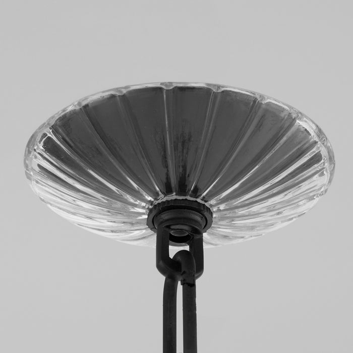 Quorum 864-3-59 Three Light Pendant, Matte Black