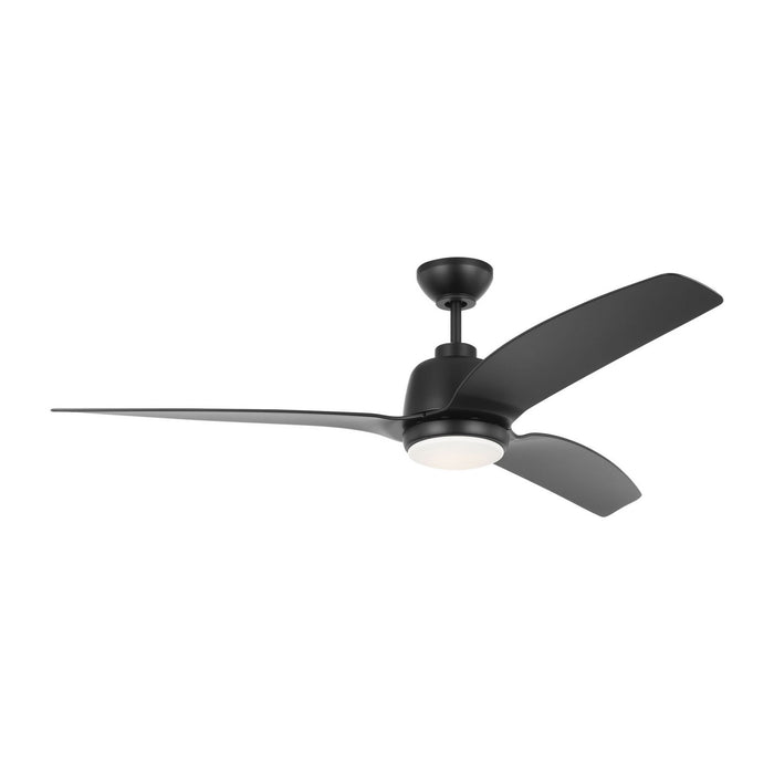 Visual Comfort Fan 3AVLCR60MBKD 60" Ceiling Fan, Midnight Black