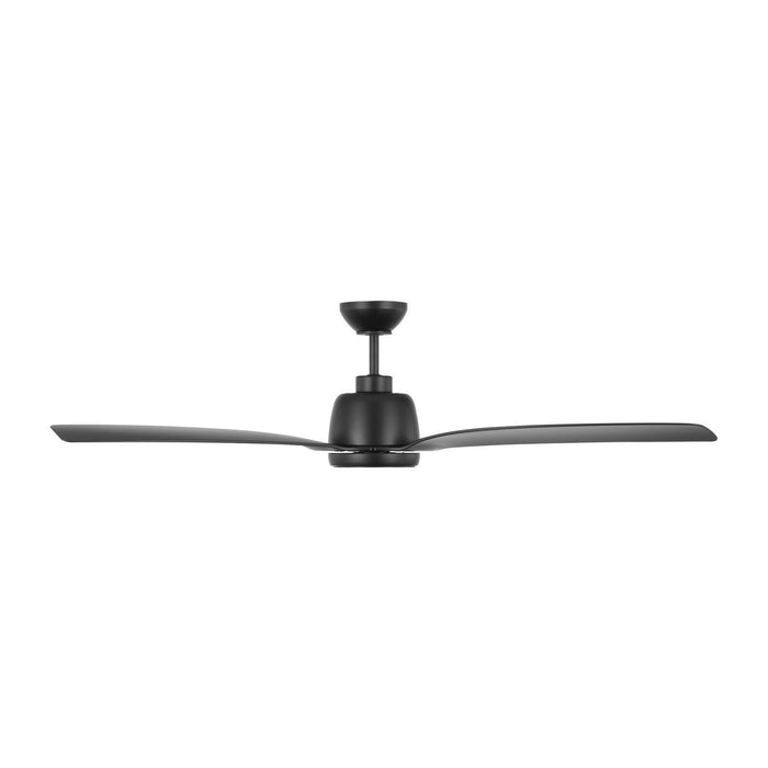 Visual Comfort Fan 3AVLCR60MBKD 60" Ceiling Fan, Midnight Black