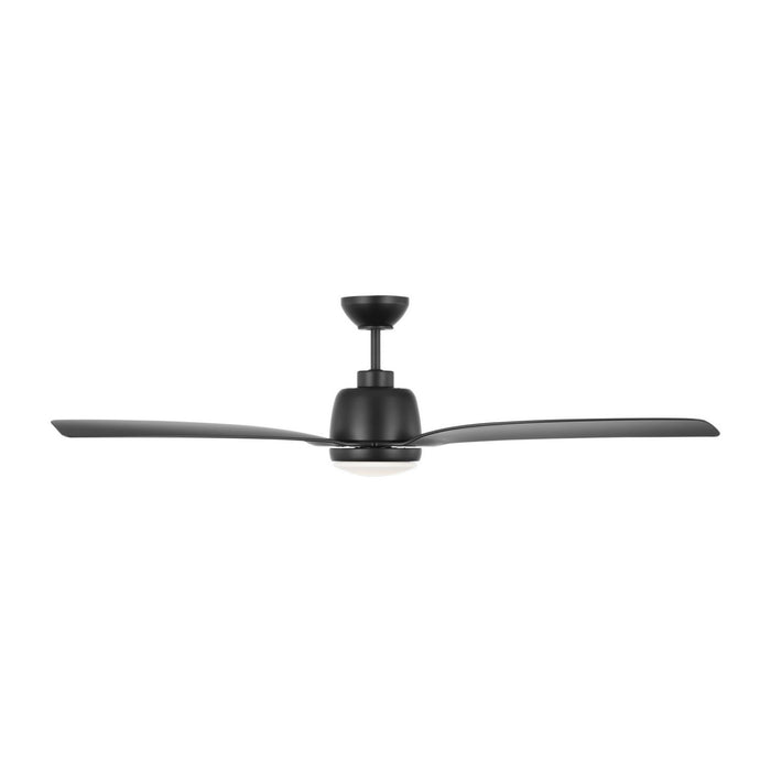 Visual Comfort Fan 3AVLCR60MBKD 60" Ceiling Fan, Midnight Black