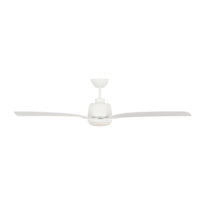 Visual Comfort Fan 3AVLCR60RZWD 60" Ceiling Fan, Matte White
