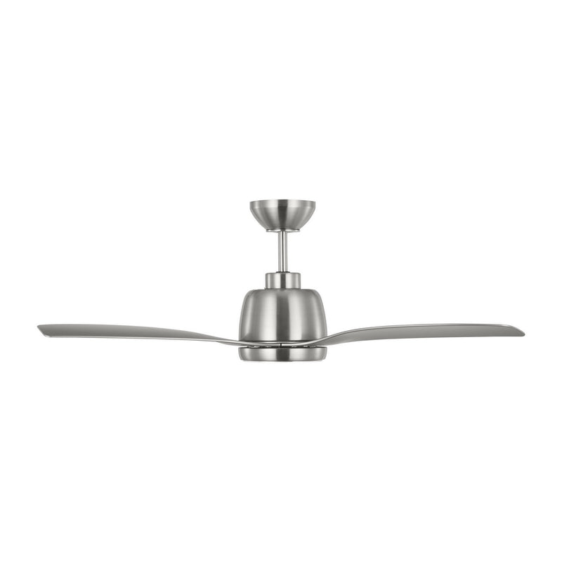 Visual Comfort Fan 3AVLR44BSD 44" Ceiling Fan, Brushed Steel