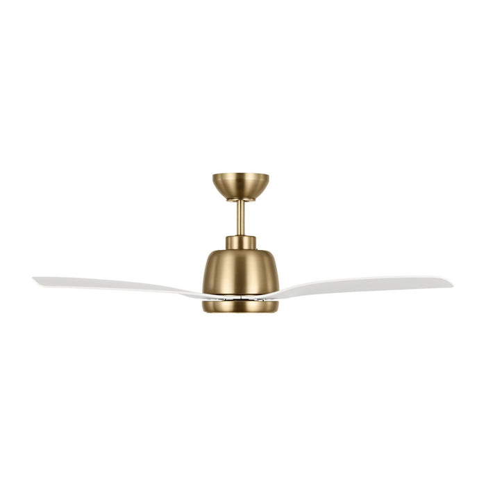 Visual Comfort Fan 3AVLR44SBD 44" Ceiling Fan, Satin Brass