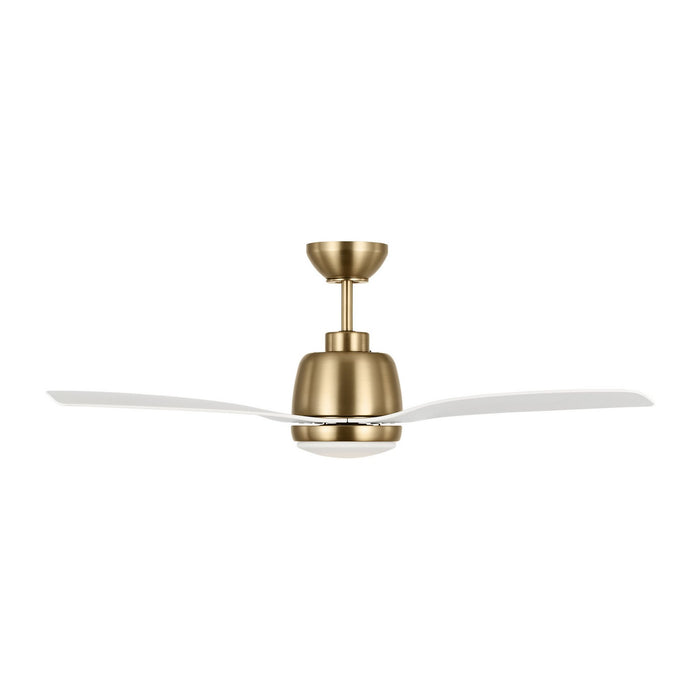 Visual Comfort Fan 3AVLR44SBD 44" Ceiling Fan, Satin Brass