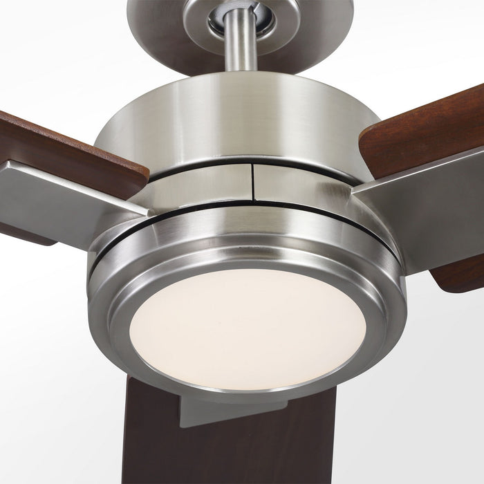 Visual Comfort Fan 3HASM56BSD 56" Ceiling Fan, Brushed Steel
