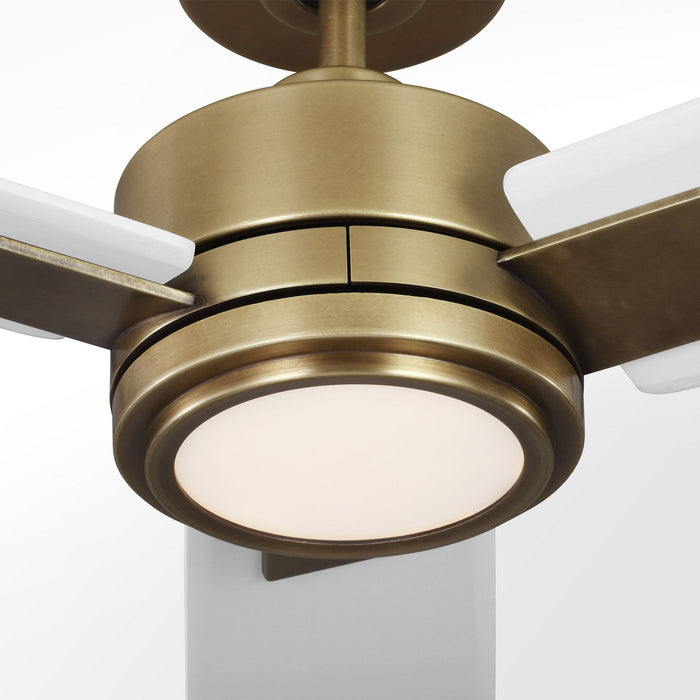 Visual Comfort Fan 3HASM56HABD 56" Ceiling Fan, Hand Rubbed Antique Brass