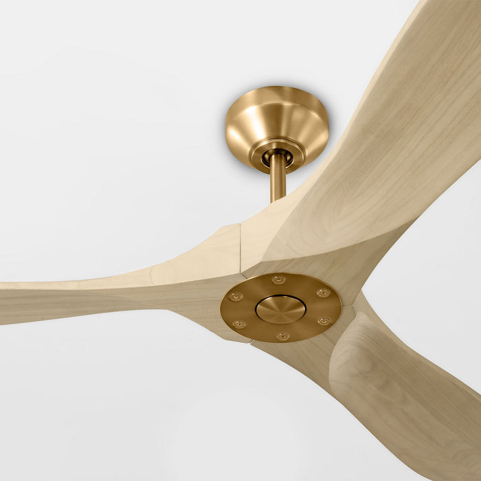 Visual Comfort Fan 3MAVSM52BBSWWO 52" Ceiling Fan, Burnished Brass