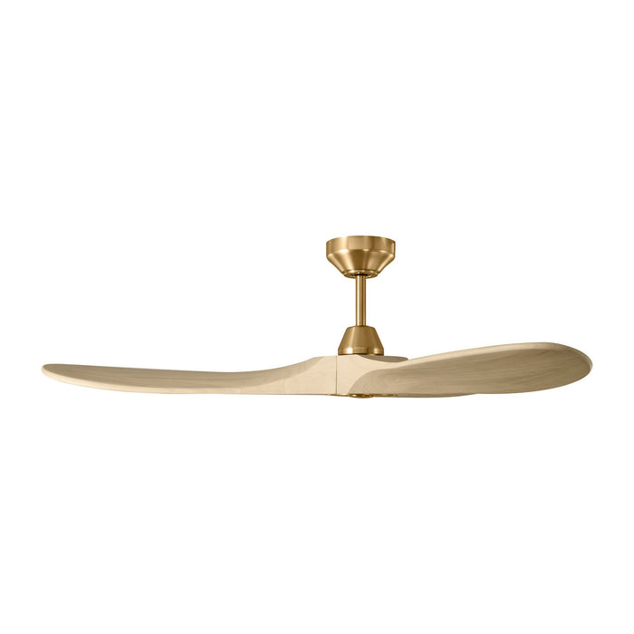 Visual Comfort Fan 3MAVSM52BBSWWO 52" Ceiling Fan, Burnished Brass