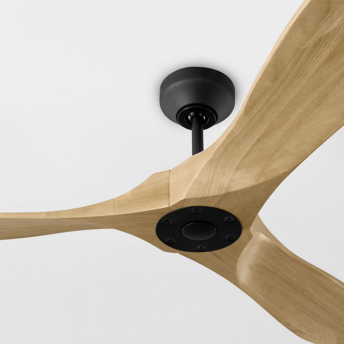 Visual Comfort Fan 3MAVSM52MBKNH 52" Ceiling Fan, Midnight Black