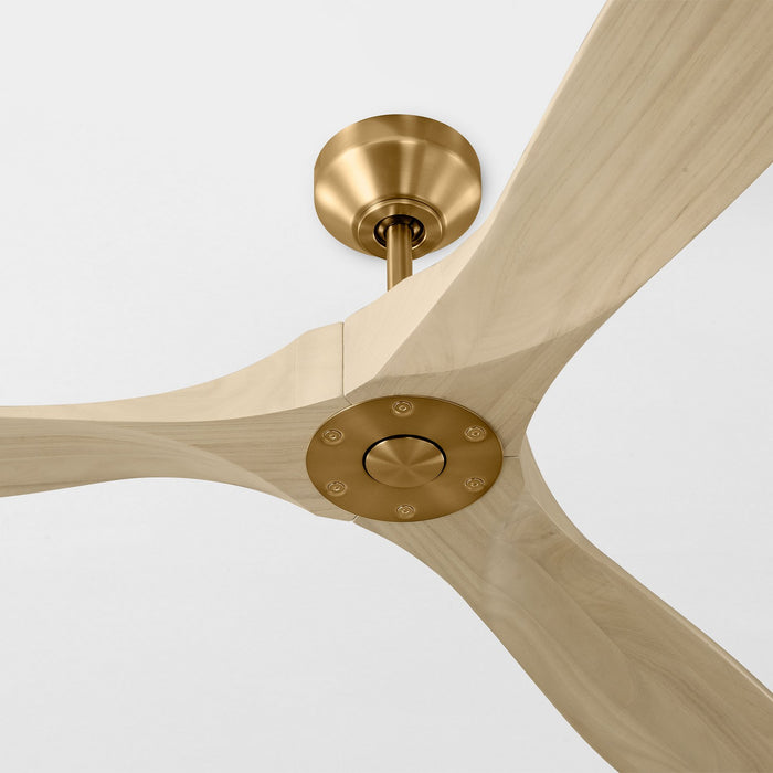 Visual Comfort Fan 3MAVSM60BBSWWO 60" Ceiling Fan, Burnished Brass