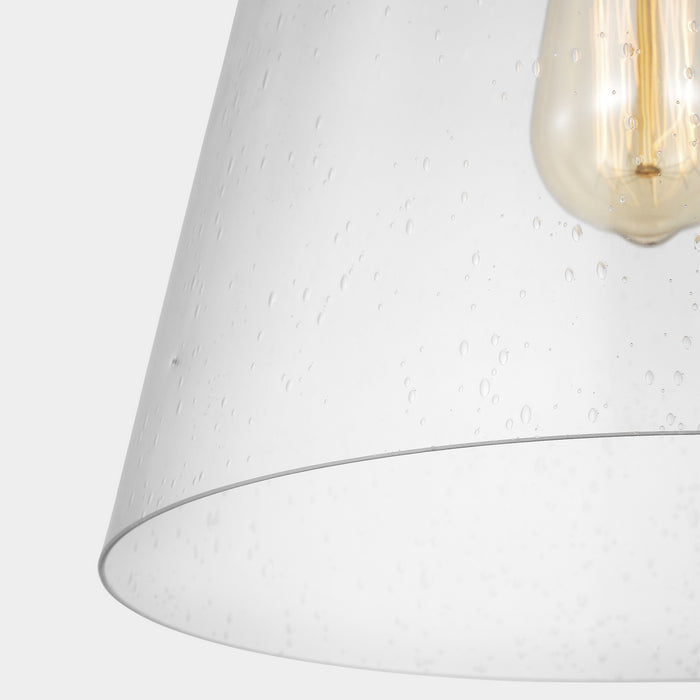Generation Lighting P1459SB One Light Pendant, Satin Brass