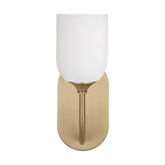 Generation Lighting GLV1021SB One Light Vanity, Satin Bronze