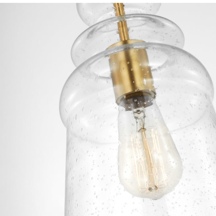 Generation Lighting 6536901-848 One Light Pendant, Satin Brass