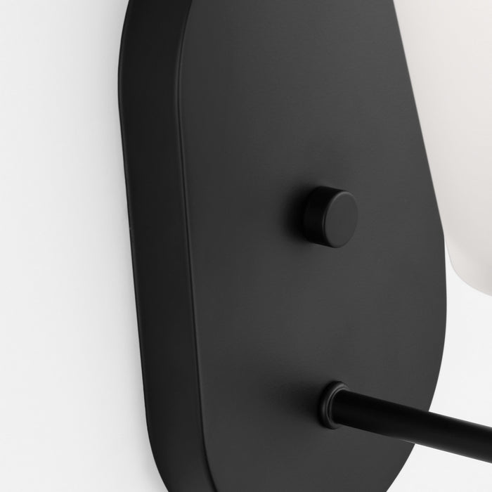 Generation Lighting 4115201-112 One Light Wall / Bath Sconce, Midnight Black