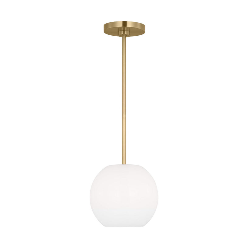 Generation Lighting GLP1011SB One Light Mini Pendant, Satin Bronze