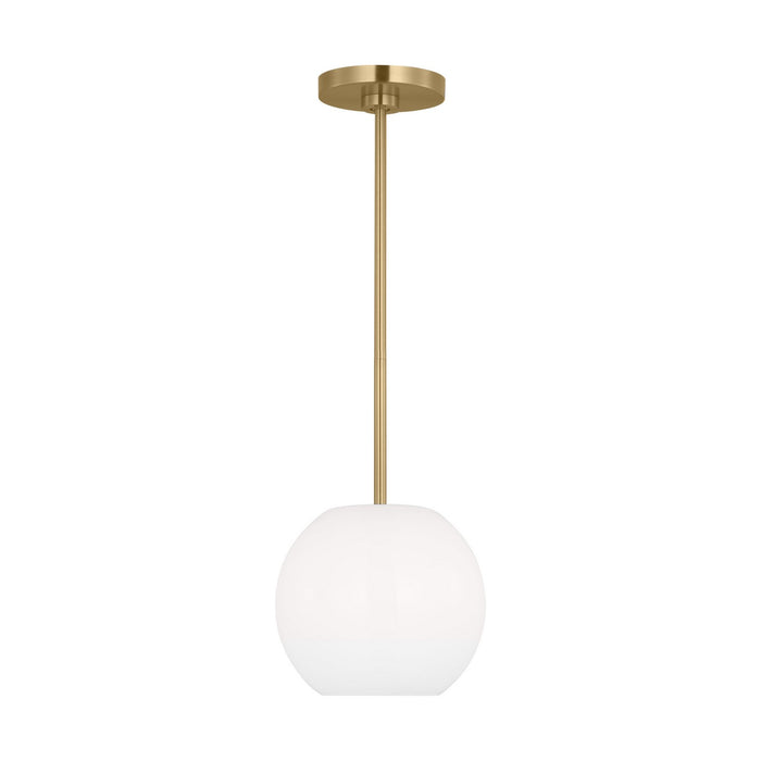 Generation Lighting GLP1011SB One Light Mini Pendant, Satin Bronze