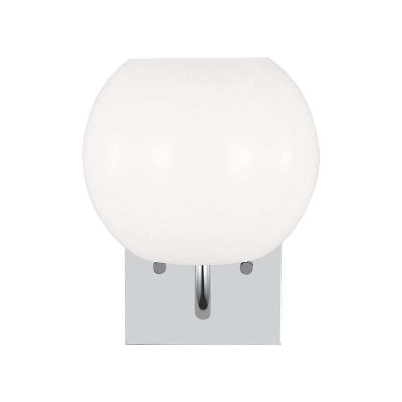 Generation Lighting GLV1011CH One Light Vanity, Chrome