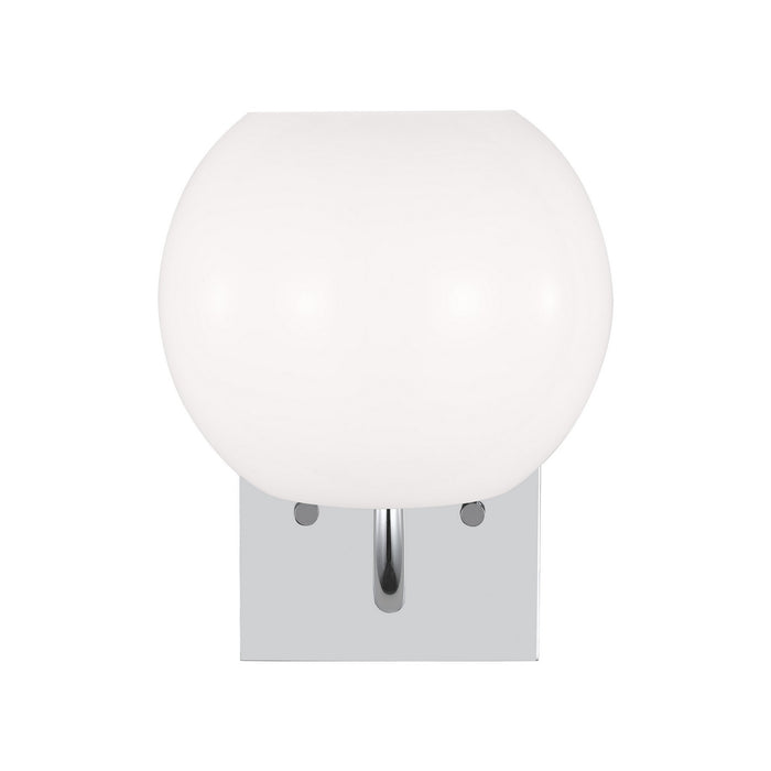 Generation Lighting GLV1011CH One Light Vanity, Chrome