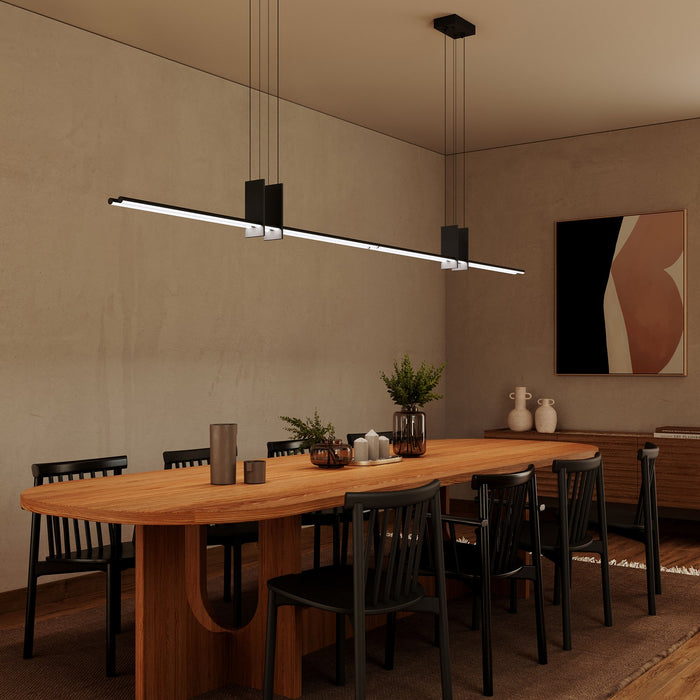 Sonneman 3779.25 LED Pendant, Satin Black