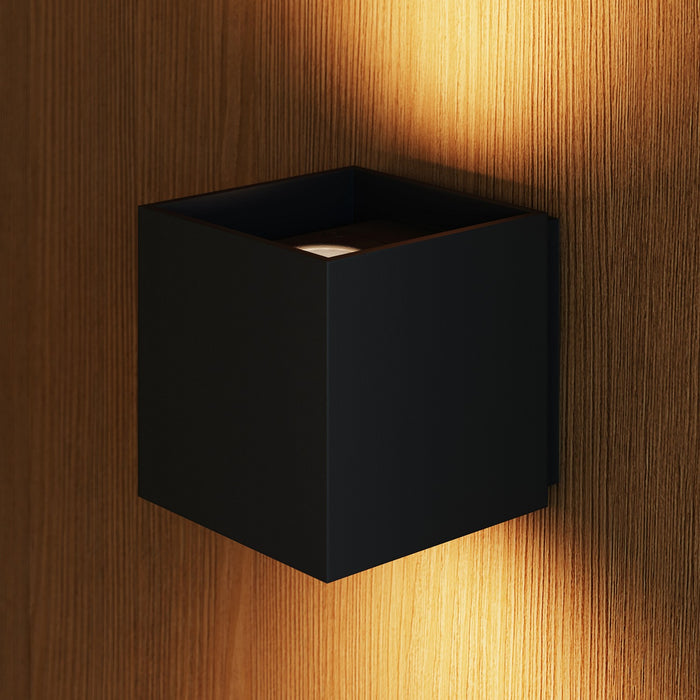 Sonneman 7520.97 LED Wall Sconce, Textured Black