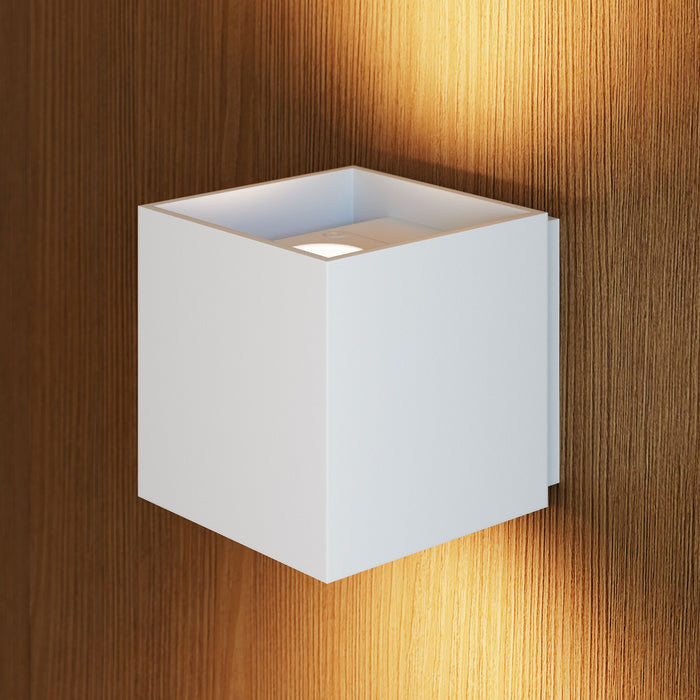Sonneman 7520.98 LED Wall Sconce, Textured White
