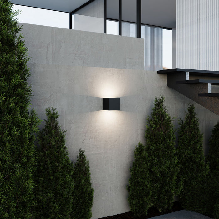 Sonneman 7522.97 LED Wall Sconce, Textured Black