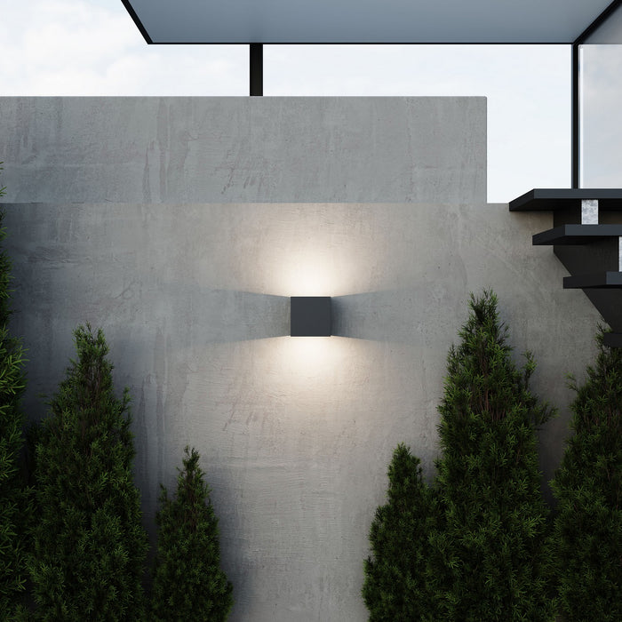 Sonneman 7522.97 LED Wall Sconce, Textured Black