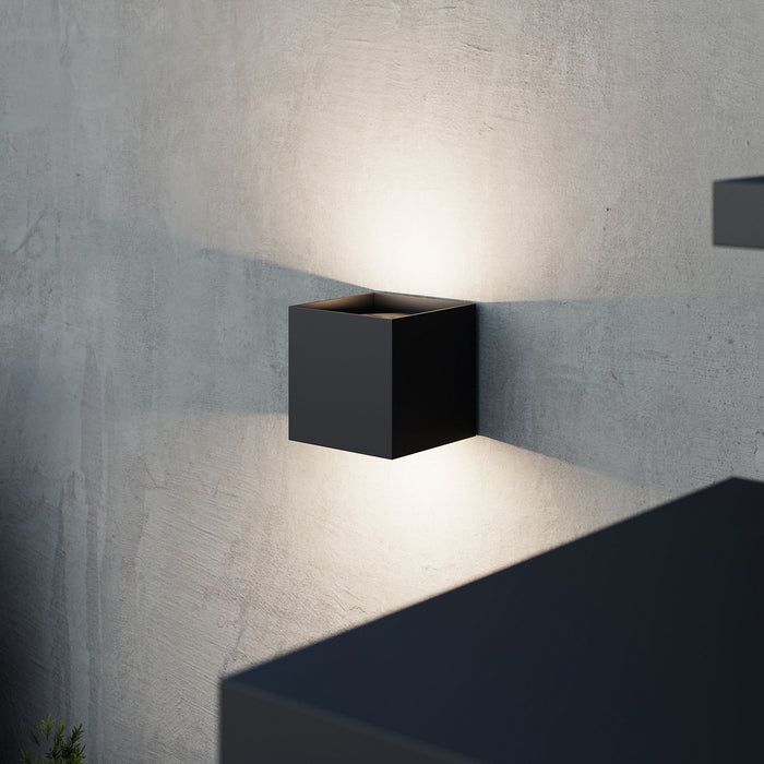 Sonneman 7522.97 LED Wall Sconce, Textured Black