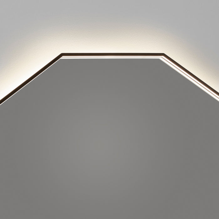 Oxygen 3-1002-15 LED Mirror, Black