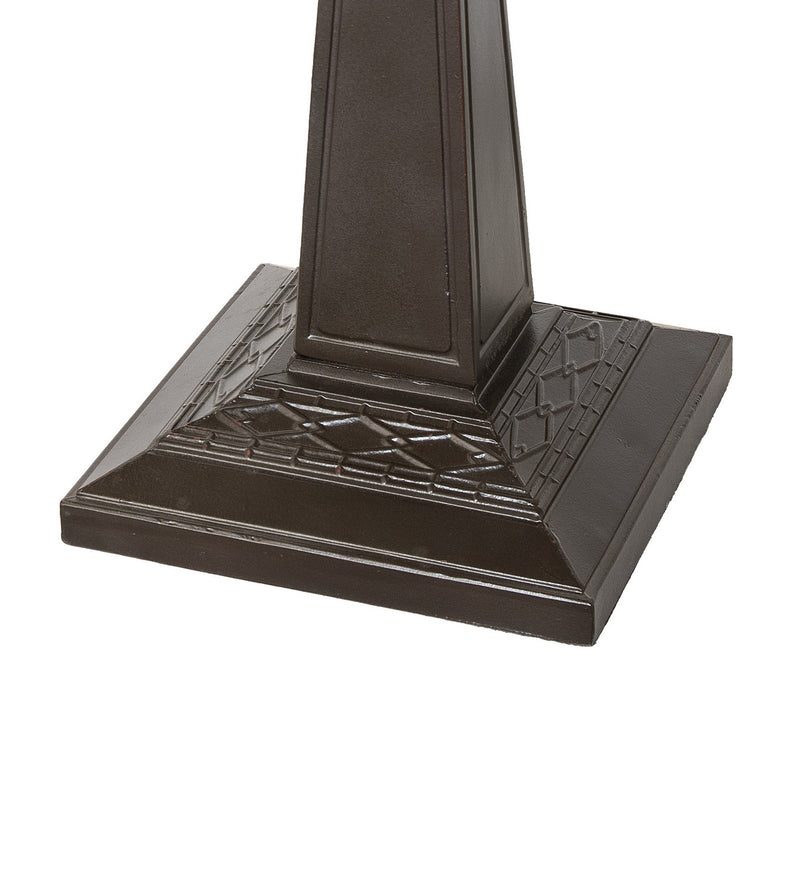 Meyda Tiffany 138798 Two Light Table Base, Mahogany Bronze