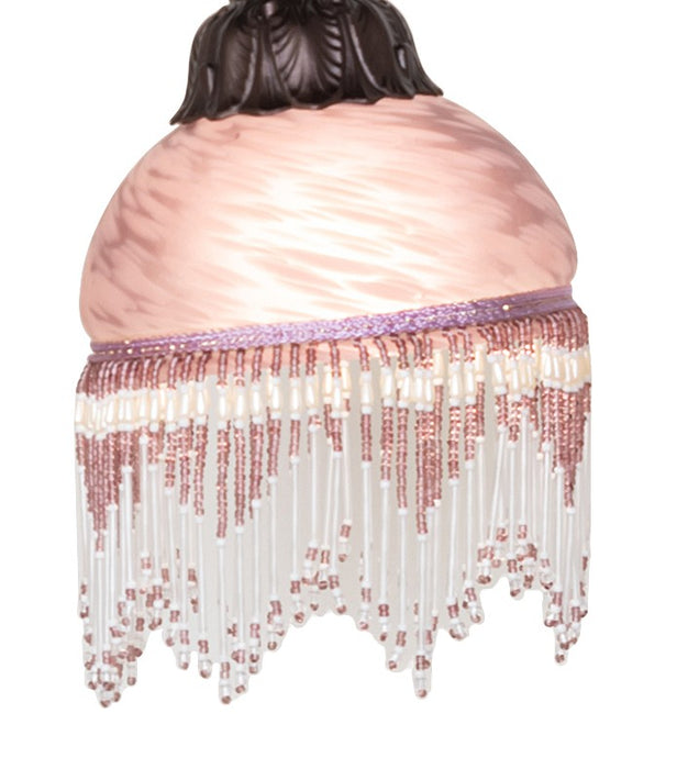 Meyda Tiffany 18250 Two Light Table Lamp, Mahogany Bronze