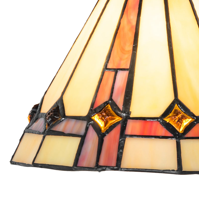 Meyda Tiffany 250246 One Light Wall Sconce, Mahogany Bronze