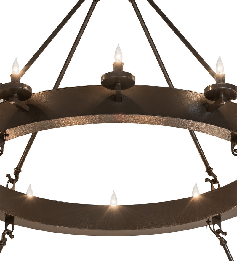 Meyda Tiffany 259209 36 Light Chandelier, Timeless Bronze Vein