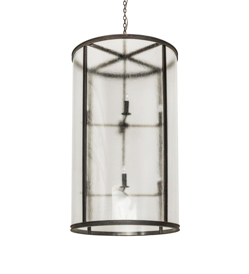 Meyda Tiffany 259210 Eight Light Pendant, Flemish Bronze