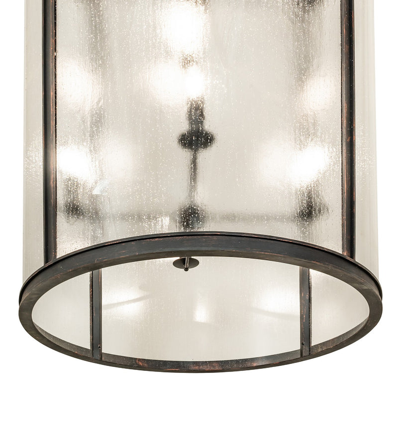 Meyda Tiffany 259210 Eight Light Pendant, Flemish Bronze