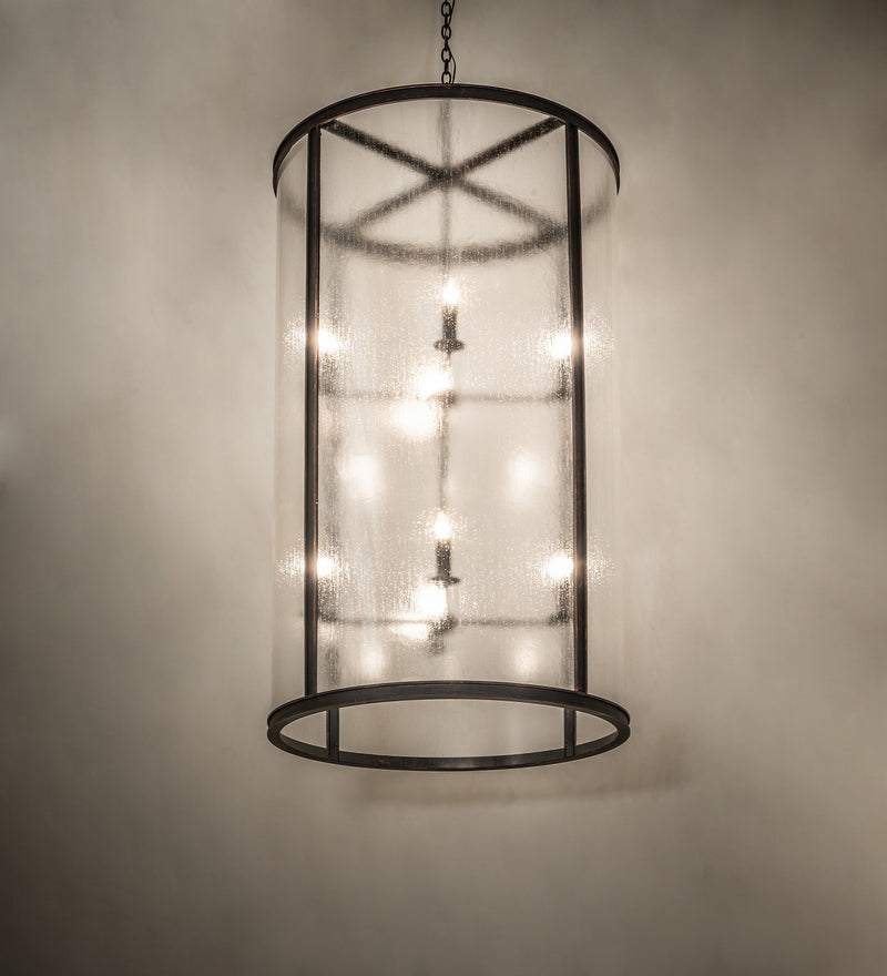 Meyda Tiffany 259210 Eight Light Pendant, Flemish Bronze