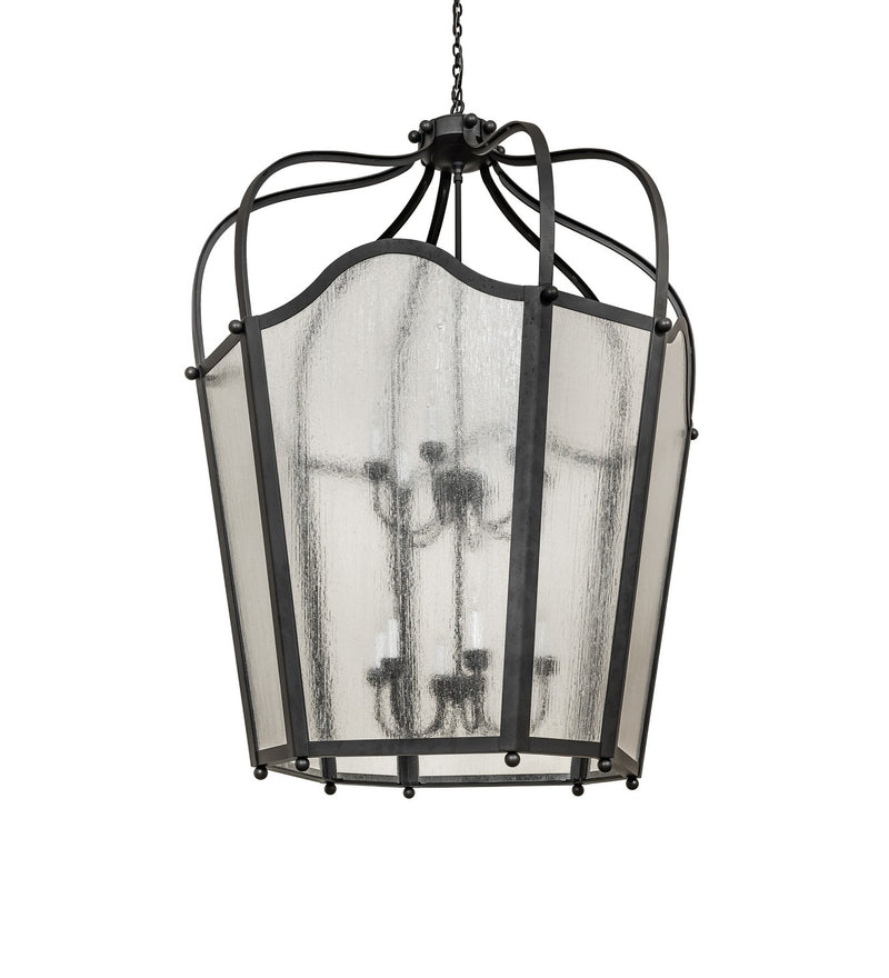 Meyda Tiffany 266327 12 Light Pendant, Old Wrought Iron