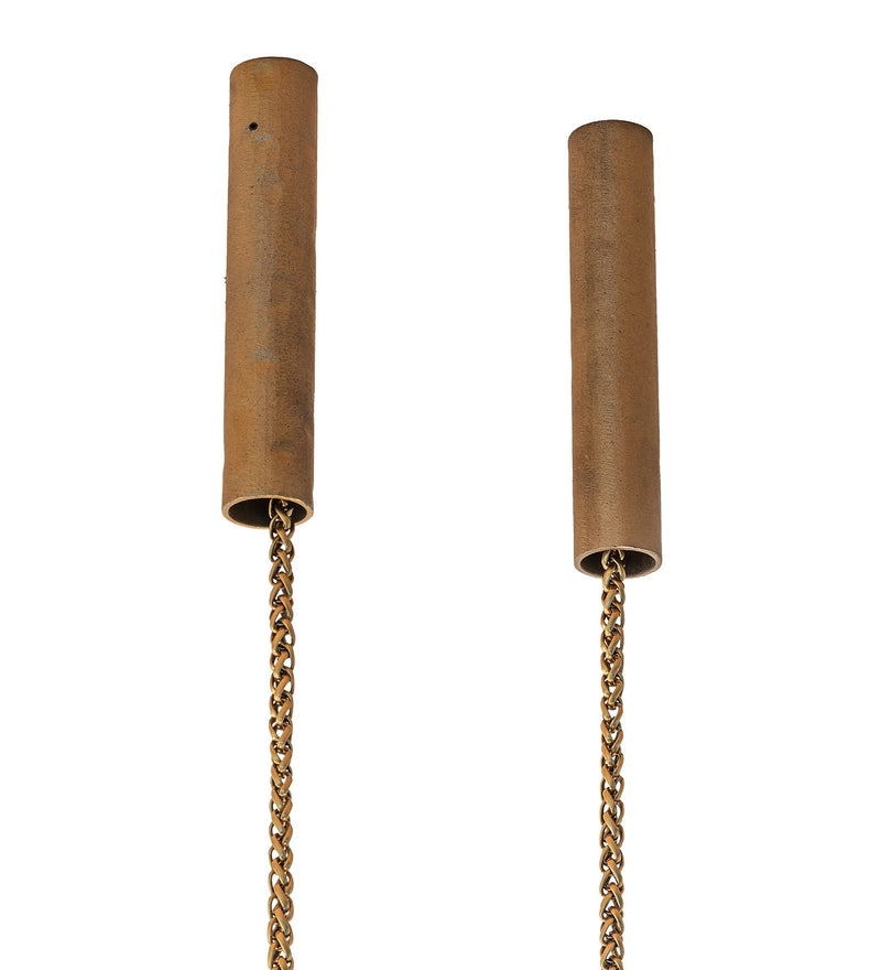 Meyda Tiffany 266726 Eight Light Chandelier, Aged Brass